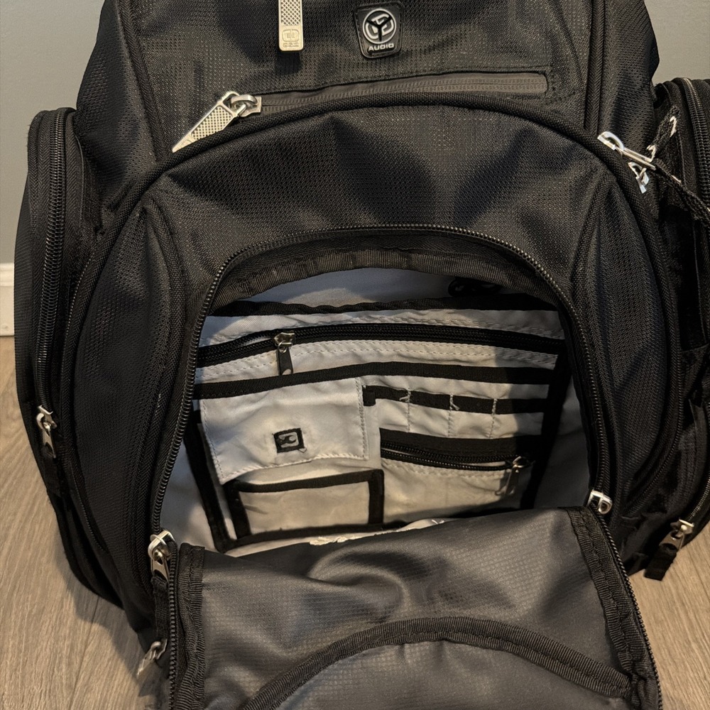 Cintas Embroidered OGIO Metro Computer Bag Laptop Backpack - Black - Picture 4 of 6